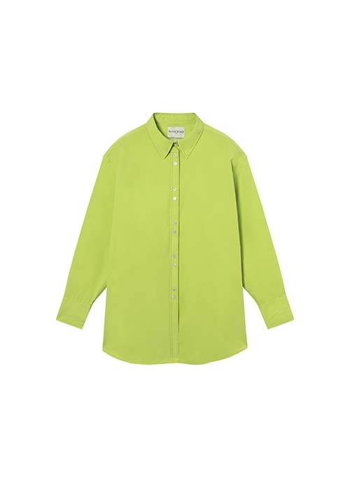 VALENTINE WITMEUR OVERSIZED LIME SHIRT