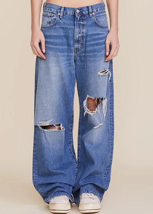 DENIMIST LOOSE RIPPED JEANS